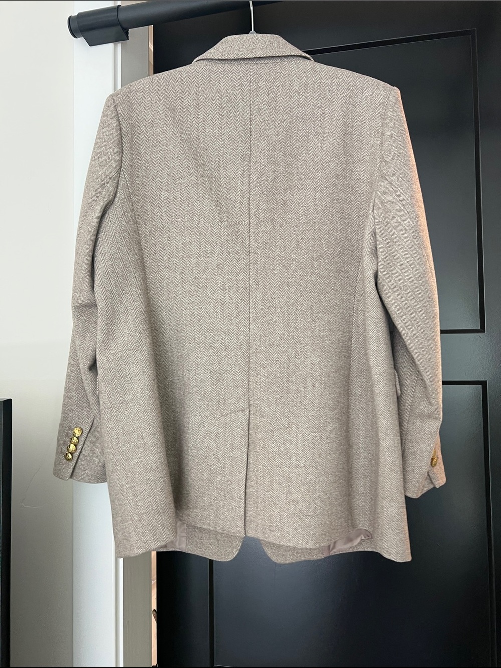 Banana Republic Women's Taupe Double-Breasted Blazer - Picture 3 of 5